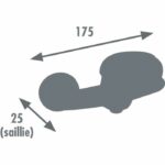 Comprar Mezclador de ducha - edouard rousseau - jocker - diseño sencillo - maneta metálica fina - cartucho cerámico Ø 35 mm - cromo