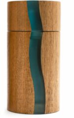 Comprar Molinillo de sal - bisetti - positano - 13 cm - acacia / resina azul