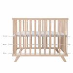 Comprar Parque infantil roba - 75 x 100 cm - gris. incluye alfombra de juegos 'lil planet' - madera natural