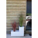 Comprar Plastic eda planter graphit up - 57 l - dimensiones 79.5 x 29.5 x 29.5 cm - ceruse blanco