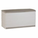 Comprar Plastiken 350l caja con cerradura funcional y estética interior / exterior con ruedas beige