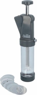 Comprar Prensa para galletas - birkmann - easy baking - plástico - incluye 10 discos estampados - 8 x 28 x 6 cm