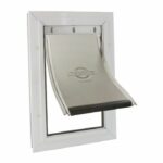 Comprar Puerta de marco de aluminio staywell petsafe - blanco - para gatos o perros de hasta 100 kg