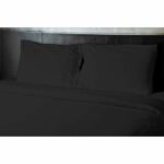 Comprar Sábana plana - home linge passion - hp72093 - microfibra de 82 g - 240 x 300 cm - negra
