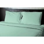 Comprar Sábana plana - home linge passion - hp72096 - microfibra de 82 g - 180 x 290 cm - verde agua