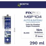 Comprar Sellador para automoción/náutica - bostik - fixpro msp 104 - adhesivo y sellador - resistente a la intemperie y al agua de mar - blanco - 290 ml