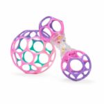 Comprar Set de regalo bright starts o'ball para niña con 2 juguetes: un sonajero y un o'ball (rosa
