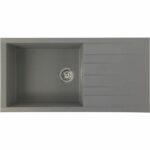 Comprar Stradour cube fregadero incorporado en smc concrete grey - 16