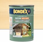 Comprar Tinte para madera 2 en 1 para exteriores - transparente - acabado satinado - protección de 12 años - para todas las estaciones - bondex - 5l