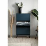 Comprar Zapatero - vigo 49a - azul noche - patas de madera maciza - 70 x 24 x 125 cm