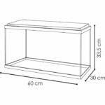 Comprar Acuario - ciano - 60 l - filtro - led - calefacción - espuma 30 ppi - cf80 - negro