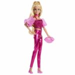 Comprar Barbie - muñeca de lujo - traje rosa metalizado y cabello rubio - barbie - jfp40