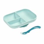 Comprar Beaba set de almuerzo de silicona 2 piezas compartimento - azul
