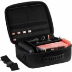 Comprar Bolsa de protección y transporte - konix - big carry case nintendo switch 2 - almacenamiento de accesorios - 14 compartimentos para juegos - negro