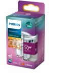 Comprar Bombilla philips led spot gu10 - 50w blanco cálido - compatible con atenuador - vidrio