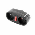 Comprar Chacon 16a toma biplite con interruptor antracita