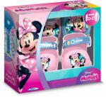 Comprar Conjunto de patines y protecciones - minnie - mn432035 - con coderas y rodilleras - rosa
