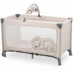 Comprar Cuna de viaje - hauck - dream n play go - 60 x 120 cm - arco de peluche - plegable - ruedas - winnie the pooh arcoíris beige