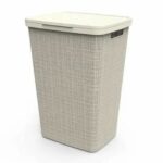Comprar Curver cofre de lavandería de yute 58 l - beige