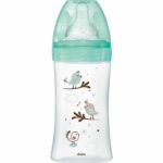 Comprar Dodie botella anticólicos iniciación + vidrio 3 velocidades flujo 2 - 270ml - vert birds