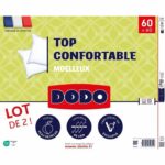 Comprar Dodo - juego de 2 almohadas - cómodas - 60 x 60 cm - 100% poliéster volupt'air - blanco