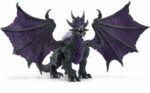 Comprar Figura de dragón oscuro - dragón de juguete ultrarrealista y duradero con alas móviles - regalo para niños y niñas de 7 años en adelante