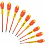 Comprar Juego de 10 destornilladores - stanley fatmax - fmht62573-0 - aislados 1000v - electricista + phillips + pozidriv + tester