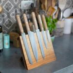 5 cm - hoja de acero inoxidable - soporte magnético