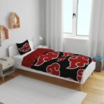 Comprar Juego de cama - naruto - akatsuki - microfibra - 1 funda nórdica 140 x 200 cm + 1 funda de almohada 63 x 63 cm