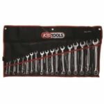 Comprar Juego de llaves combinadas métricas de 18 piezas - ks tools - 922.0047 - en estuche - 6 a 24 mm - Ángulo de horquilla de ojo inclinado 15°