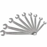 Comprar Juego de llaves combinadas métricas de 9 piezas - ks tools - 922.0043 - llave de boca con trinquete en caja - 8 a 19 mm - Ángulo de horquilla de ojo inclinado 15°