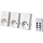 Comprar Kit 3 enchufes con mando a distancia + mando a distancia - gao - 230 v - blanco