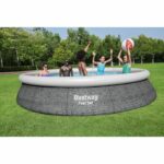 Comprar Kit piscina sobre suelo autoportante bestway - fast set™ - 457 x 84 cm - redonda (entregado con bomba y cartucho de filtración)