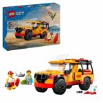 Comprar Lego city 60453 vehículo de rescate en la playa - juguete para niños de 6 años con tiburón