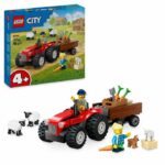 Comprar Lego city 60461 tractor agrícola rojo con remolque y oveja - juego para niños a partir de 4 años