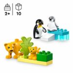 Comprar Lego duplo my town 10442 familias de animales salvajes: pingüinos y leones - juegos de aprendizaje temprano