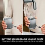 Comprar Licuadora portátil ninja blast max - bc251euld - recipiente de 530 ml - batería de 2 h - sin cable - sin bpa - plateada