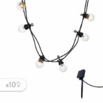 Comprar Lumijardin solar guirnalda 10 bombillas led - blanco cálido - fiesta claro solar