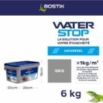 Comprar Membrana impermeabilizante - bostik - waterstop - reparación de fugas - cubo de 6 kg - gris