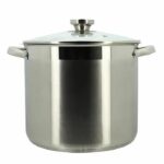 Comprar Olla con tapa - menastyl - 4615455 - acero inoxidable - 9 litros - todo tipo de fuegos