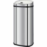 Comprar Papelera de cocina automática - largo - kitchen move - 42 l - acero inoxidable con flejes
