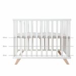 Comprar Parque infantil roba - 75 x 100 cm - gris. incluye alfombra de juegos 'lil planet' - madera lacada en blanco