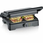 Comprar Parrilla severin - kg2391 - superficie de cocción 28x17cm - apertura 180°c - 1800w