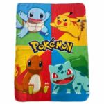 Comprar Plaid - pokemon - starter y pikachu - 100 x 140 cm