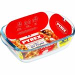 Comprar Plato para freidora de aire - pyrex - 1450143 - rectangular - vidrio borosilicato - 23 x 15 cm