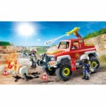 Comprar Playmobil 71824 camión de bomberos con bidón en llamas