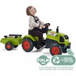 Comprar Tractor de pedales falk claas con remolque