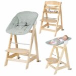 Comprar Trona convertible 2 en 1 - roba - born up - incluye hamaca reclinable "roba style" verde esmerilado - madera natural