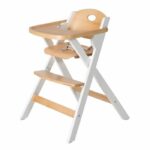 Comprar Trona plegable - roba - fold up smart - bandeja de comida + arnés de seguridad - madera / blanco